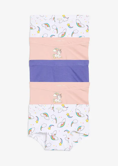 Lot de 5 boxers doux, bonprix