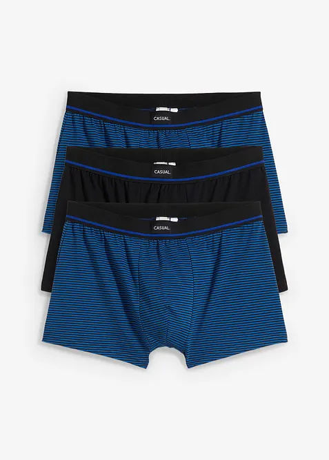 Lot de 3 boxers coton, bonprix