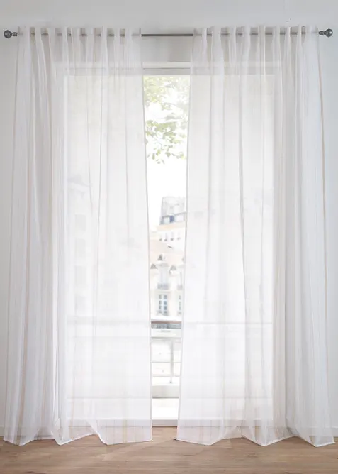 Voilage rayé (1 pce), bonprix