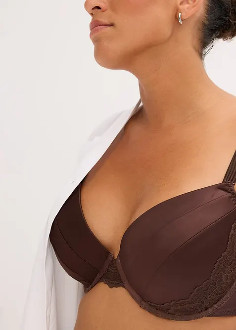 Soutien-gorge à coques, effet brillant, bonprix