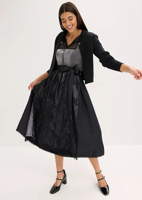 Dirndl avec corsage brillant (ens. 2 pces), bonprix