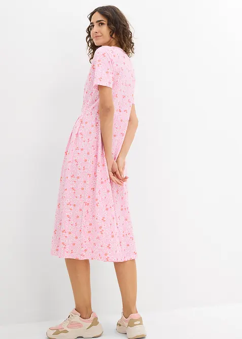 Robe midi en jersey coton, bonprix