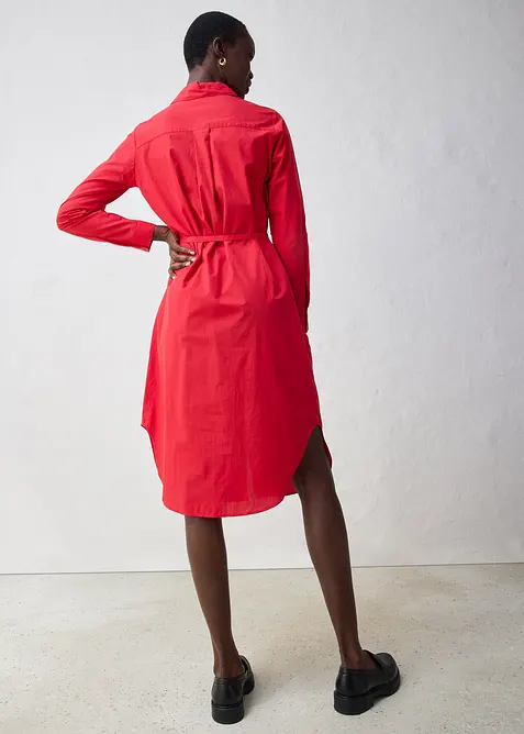 Robe-chemise avec soie, bonprix