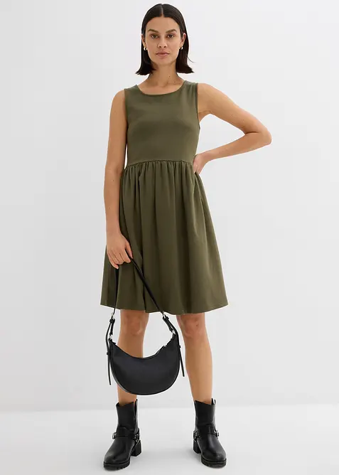 Robe à poches en jersey 100% coton, bonprix