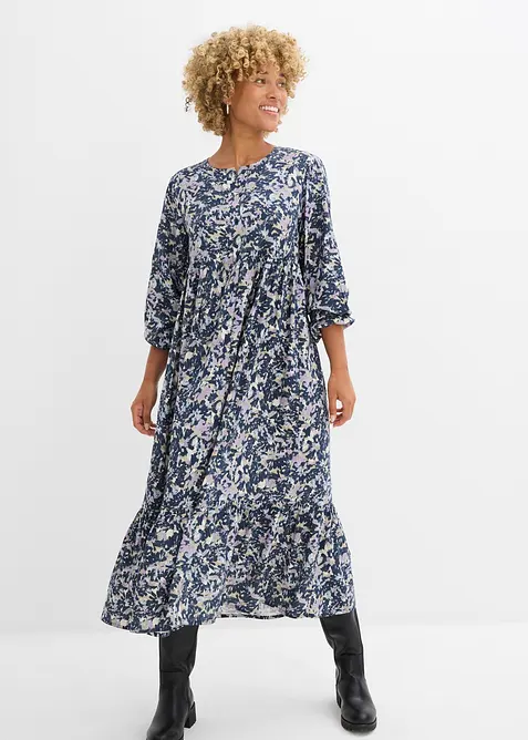 Robe blouse en viscose fluide, bonprix