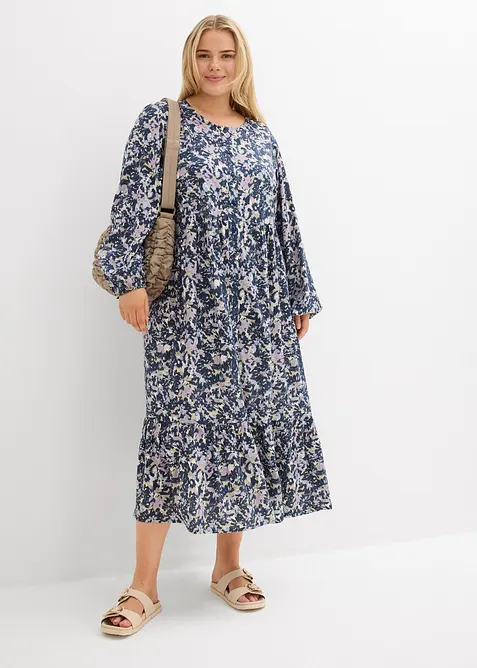 Robe blouse en viscose fluide, bonprix