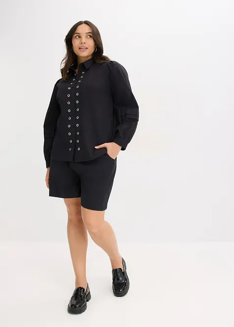 Blouse à détails rivets, bonprix