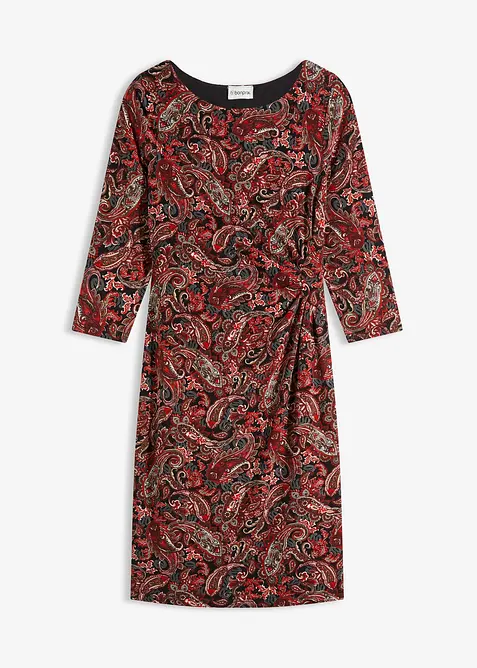 Robe en jersey à imprimé paisley, bonprix