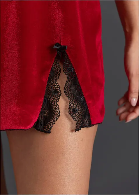 Robe en velours, bonprix