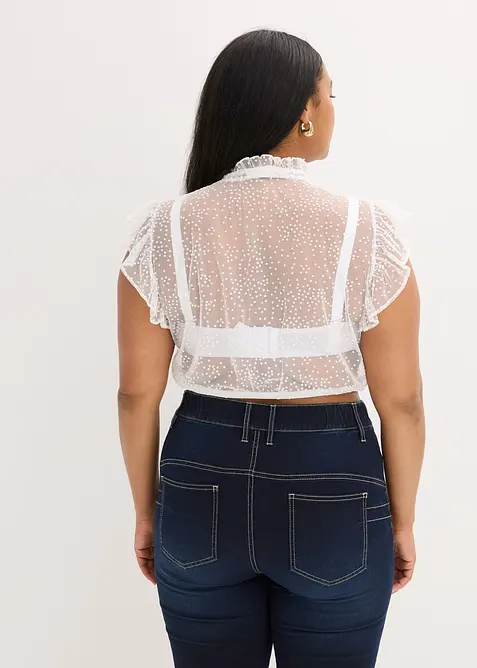 Chemisier de Dirndl en tulle plumetis, bonprix