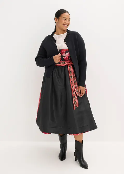 Dirndl avec tablier brodé (ens. 2 pces), bonprix