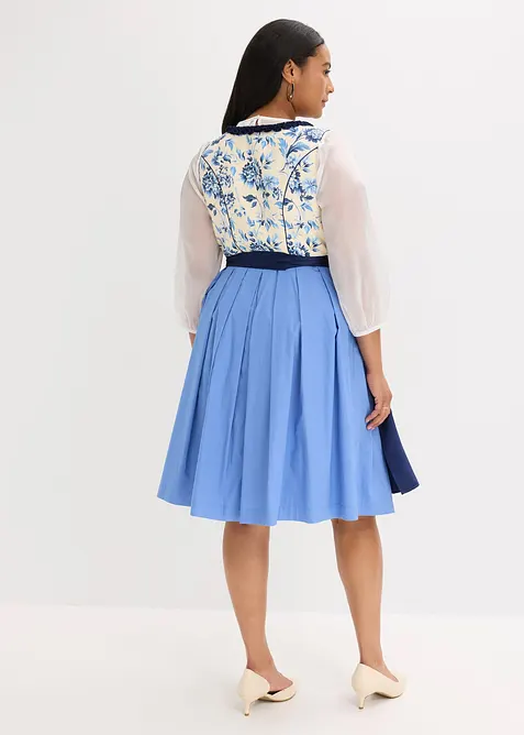 Dirndl avec tablier brodé (ens. 2 pces), bonprix