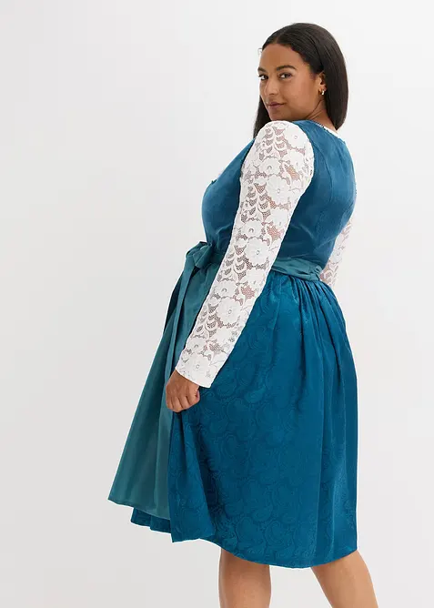 Dirndl avec velours en longueur midi (ens. 2 pces), bonprix