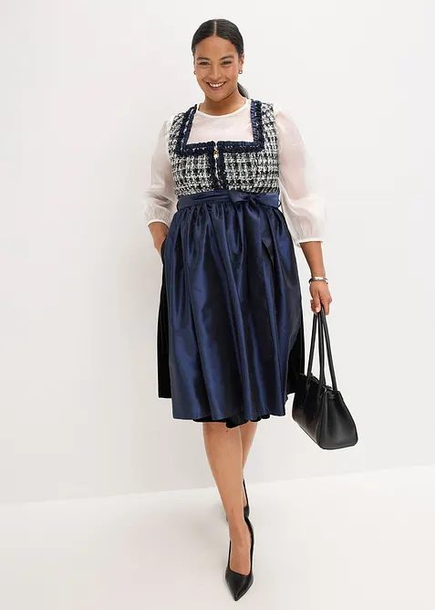 Dirndl avec tablier (ens. 2 pces), bonprix