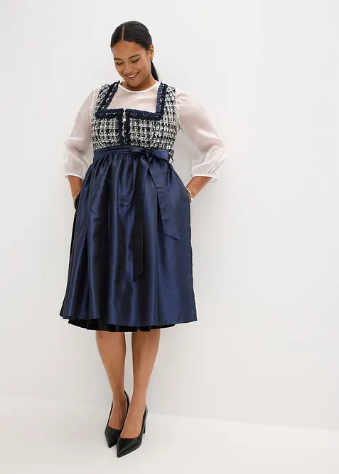 Dirndl avec tablier (ens. 2 pces), bonprix