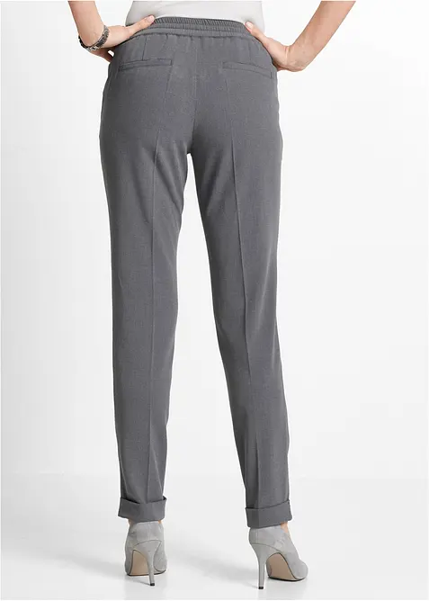 Pantalon avec taille entièrement élastiquée, bonprix