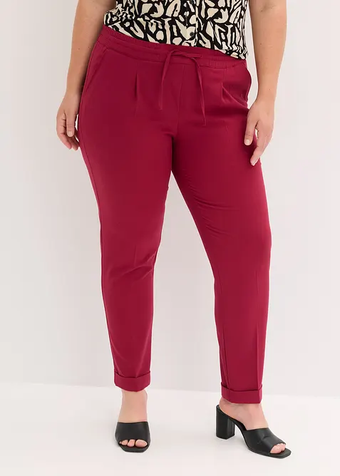 Pantalon avec taille entièrement élastiquée, bonprix