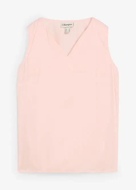 Blouse sans manches en viscose douce, bonprix