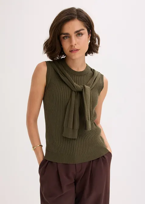 Pull sans manches, bonprix