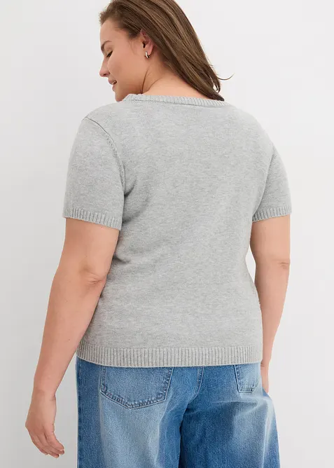 Pull manches courtes, bonprix