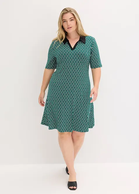 Robe polo midi, bonprix
