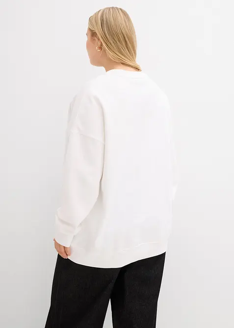 Sweat oversize 100% coton, bonprix