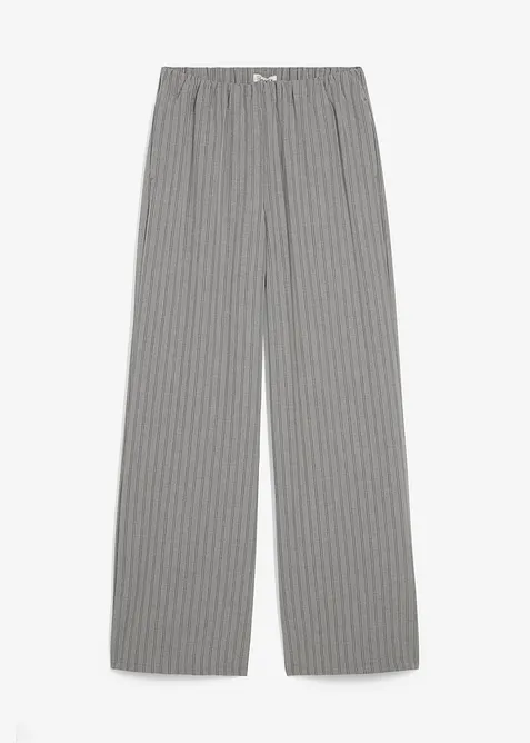 Pantalon fluide à taille élastiquée, bonprix