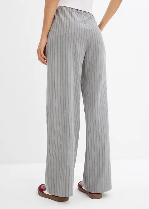 Pantalon fluide à taille élastiquée, bonprix