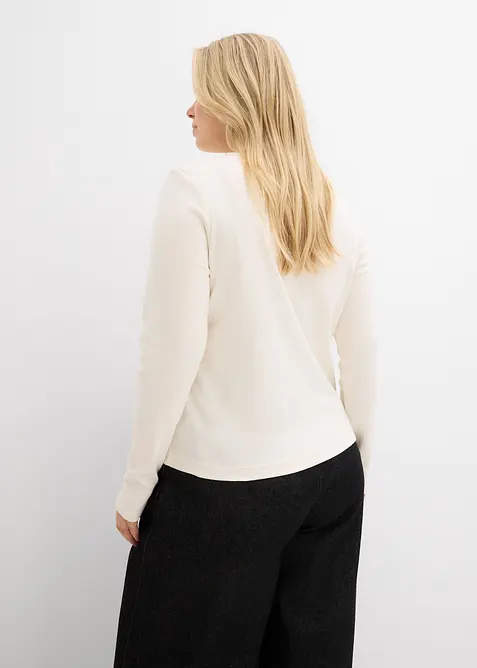 T-shirt manches longues 100% coton, bonprix