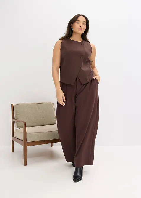 Gilet sans manches en viscose mélangée, bonprix