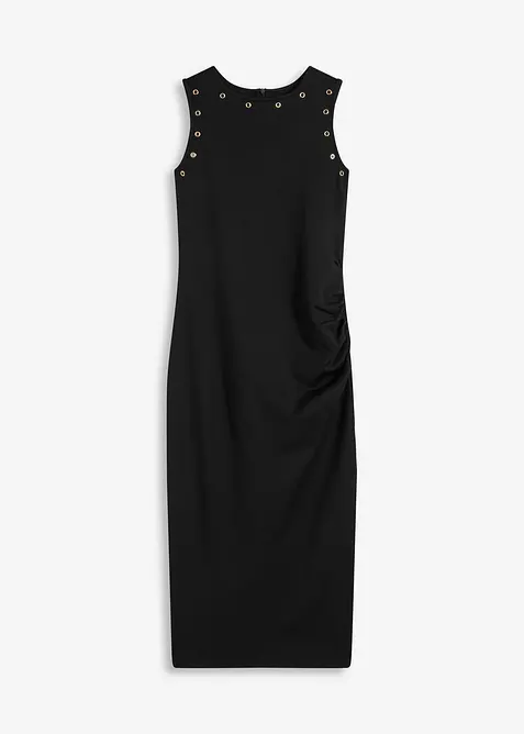 Robe midi avec rivets, bonprix