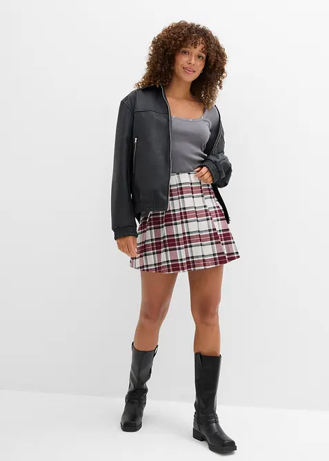 T-shirt côtelé 100% coton, bonprix