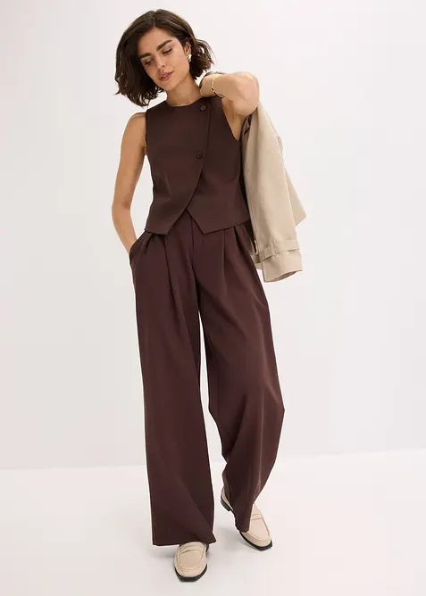 Gilet sans manches en viscose mélangée, bonprix