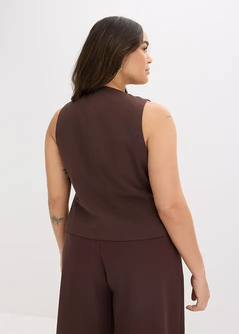 Gilet sans manches en viscose mélangée, bonprix