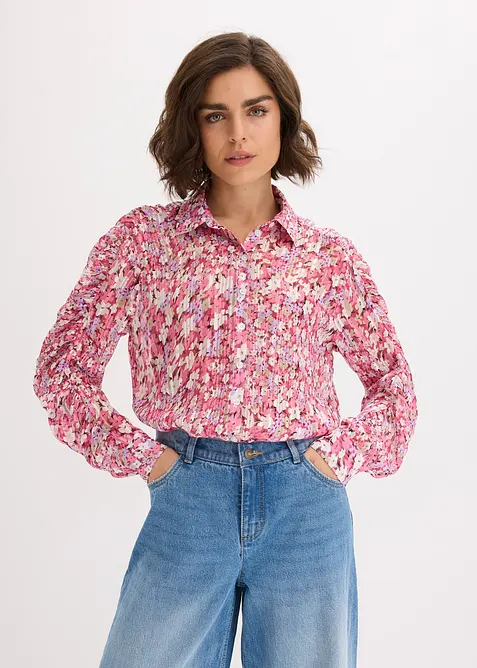 Chemisier à effet brillant, bonprix