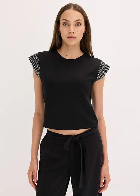 T-shirt à épaulettes, bonprix