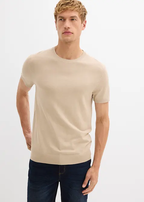 T-shirt en maille, bonprix