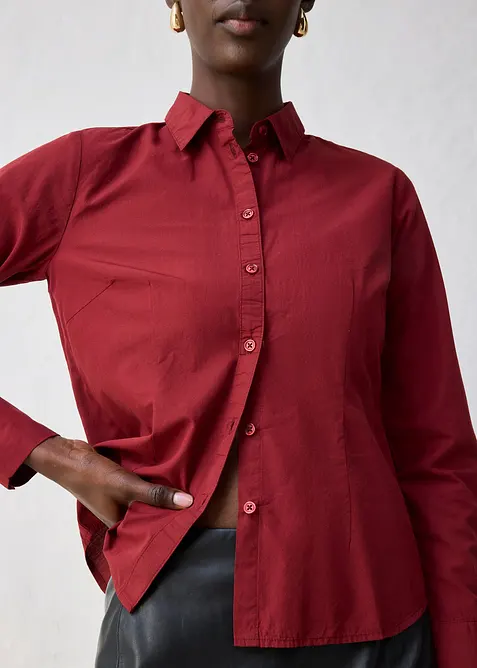 Chemisier en coton et soie, bonprix