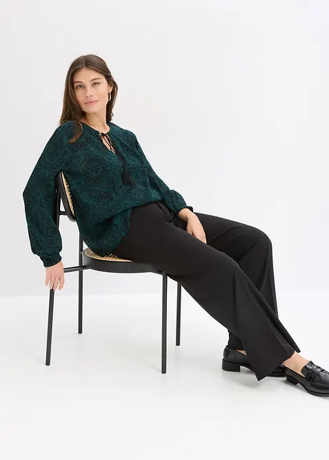 Blouse textur&eacute;e, bonprix