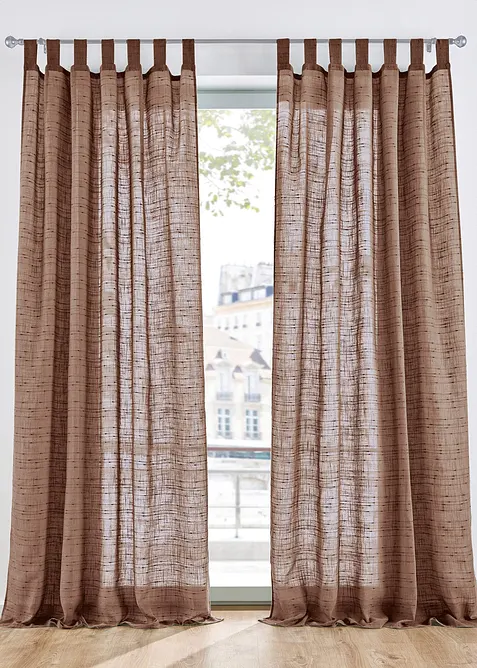 Voilage texturé, différentes tailles (1 pce), bonprix