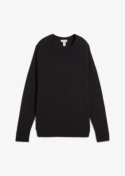 Pull texturé en coton majoritaire, bonprix