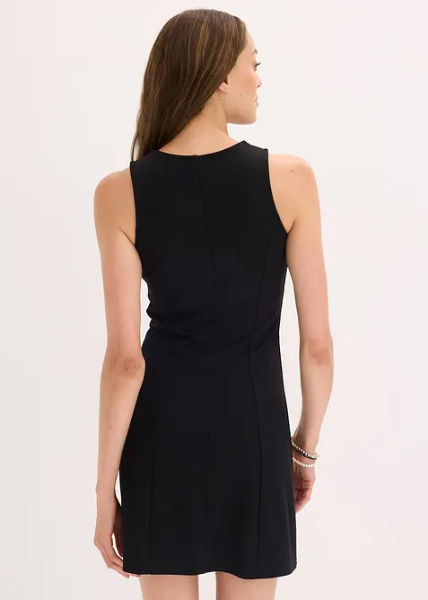 Robe courte à boutons décoratifs, bonprix