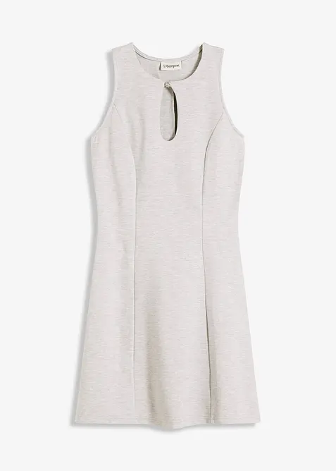 Robe courte à boutons décoratifs, bonprix