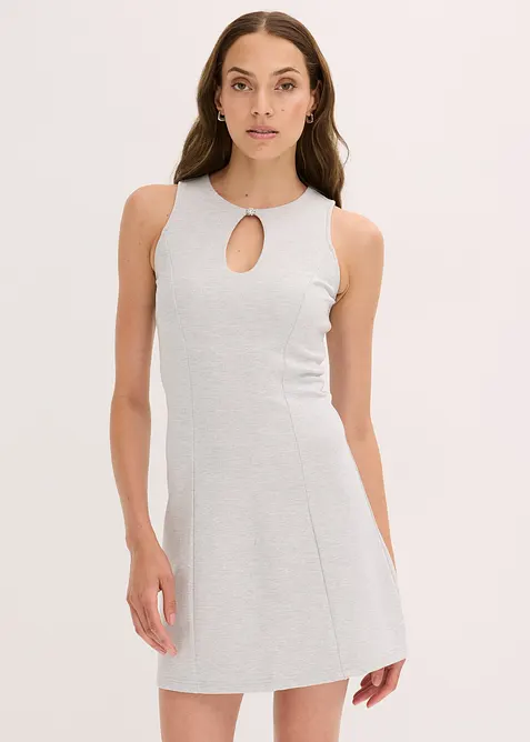 Robe courte à boutons décoratifs, bonprix