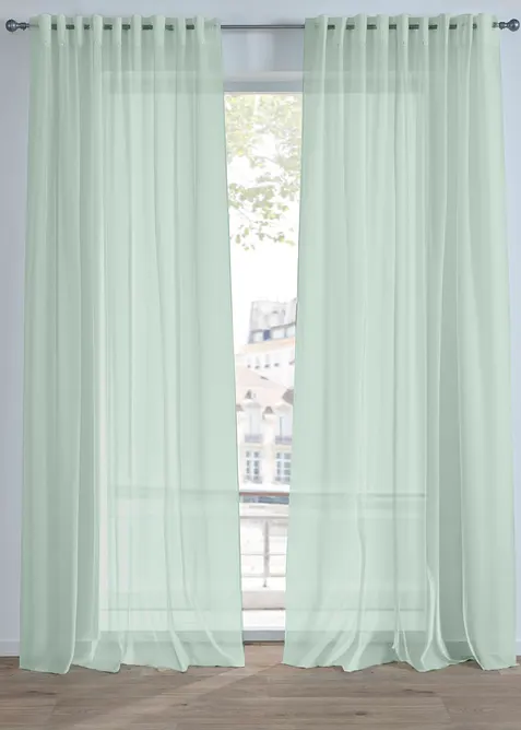 Voilage en batiste finement texturé (1 pce), bonprix