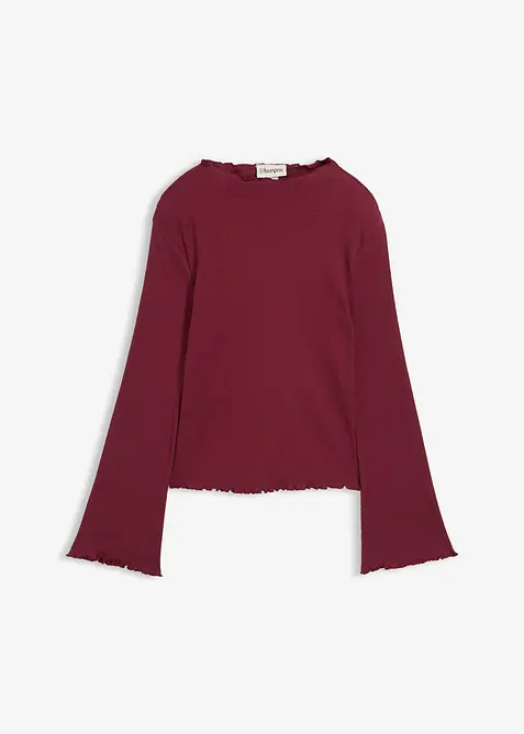 T-shirt côtelé 100% coton, bonprix