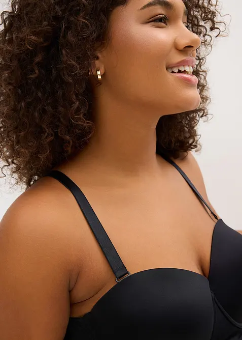 Soutien-gorge à coques multi-positions en polyamide brillant, bonprix