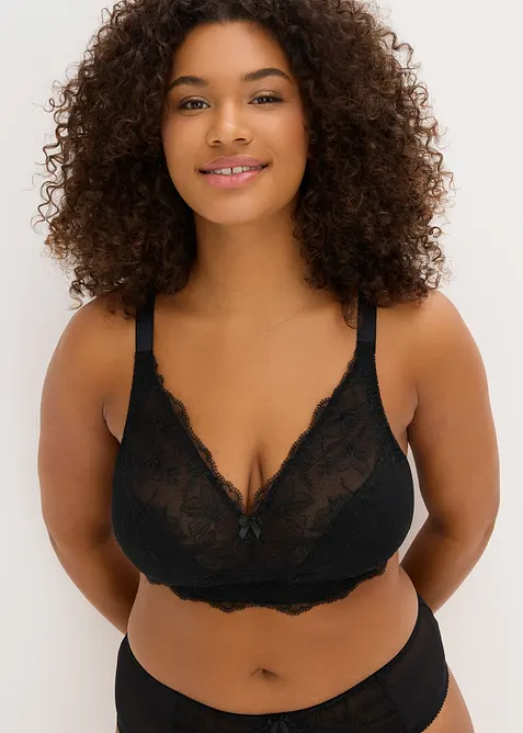 Soutien-gorge bralette avec broderies, bonprix
