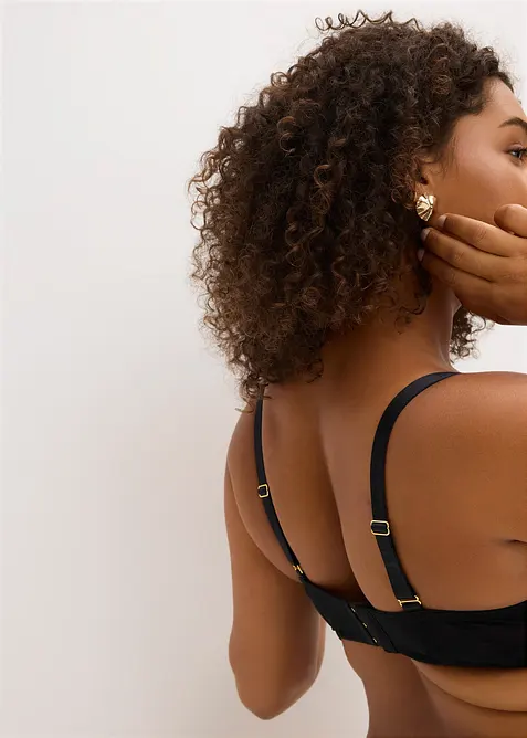 Soutien-gorge à coques avec dentelle à franges, bonprix
