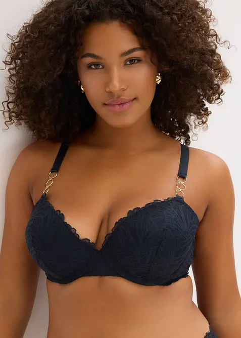 Soutien-gorge à coques en dentelle, bonprix
